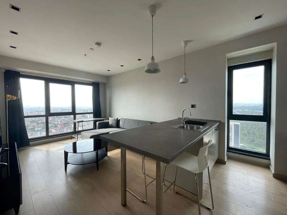 Appartamento Antasya Residence 1+1 With Pool And High Floor Provincia di Provincia di Istanbul